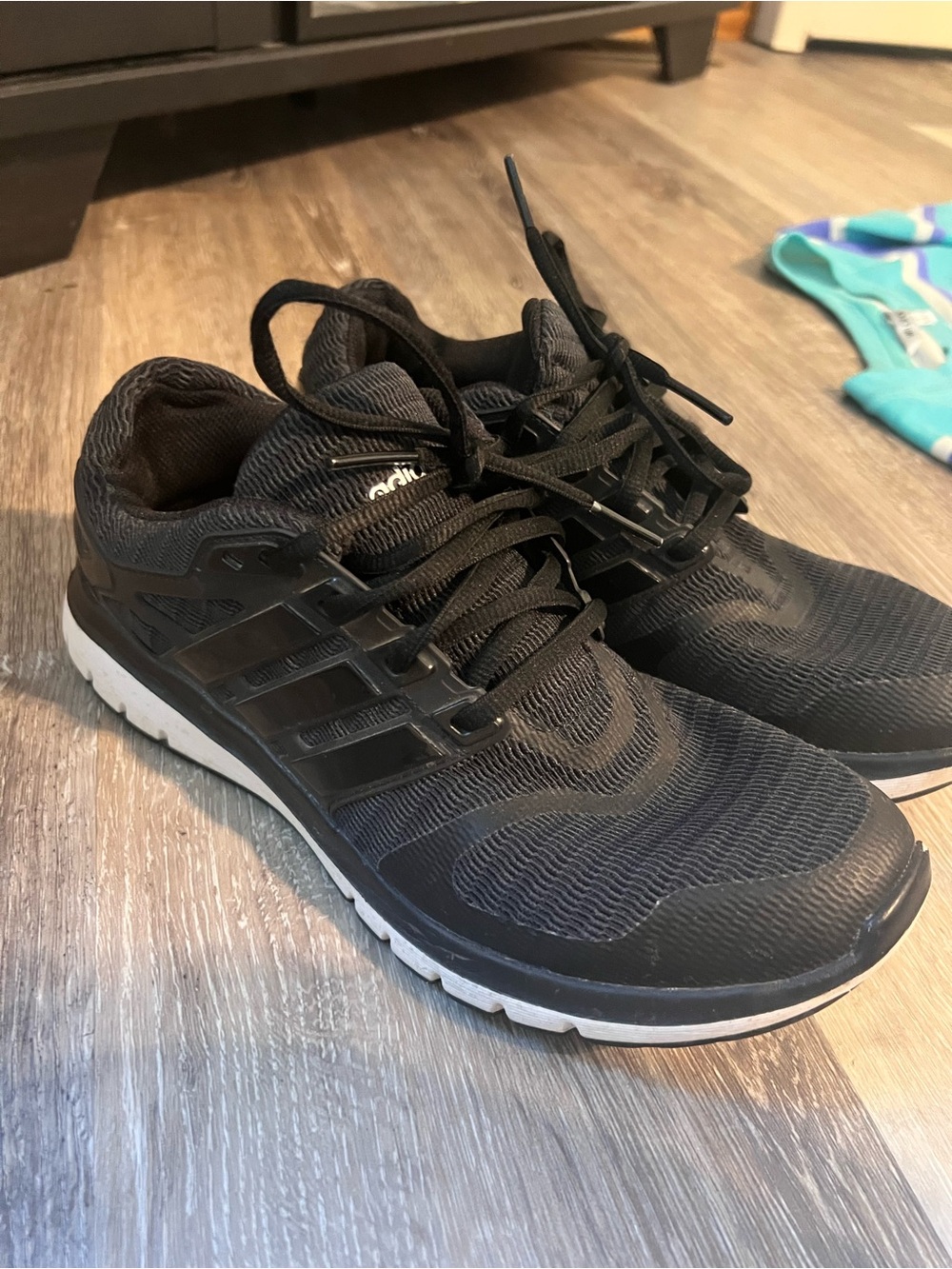adidas Black and White Women's Athletic Running Shoes